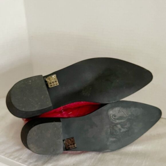 Free People red leather women’s western cowboy boots in size 7.5 US. - Picture 5 of 7